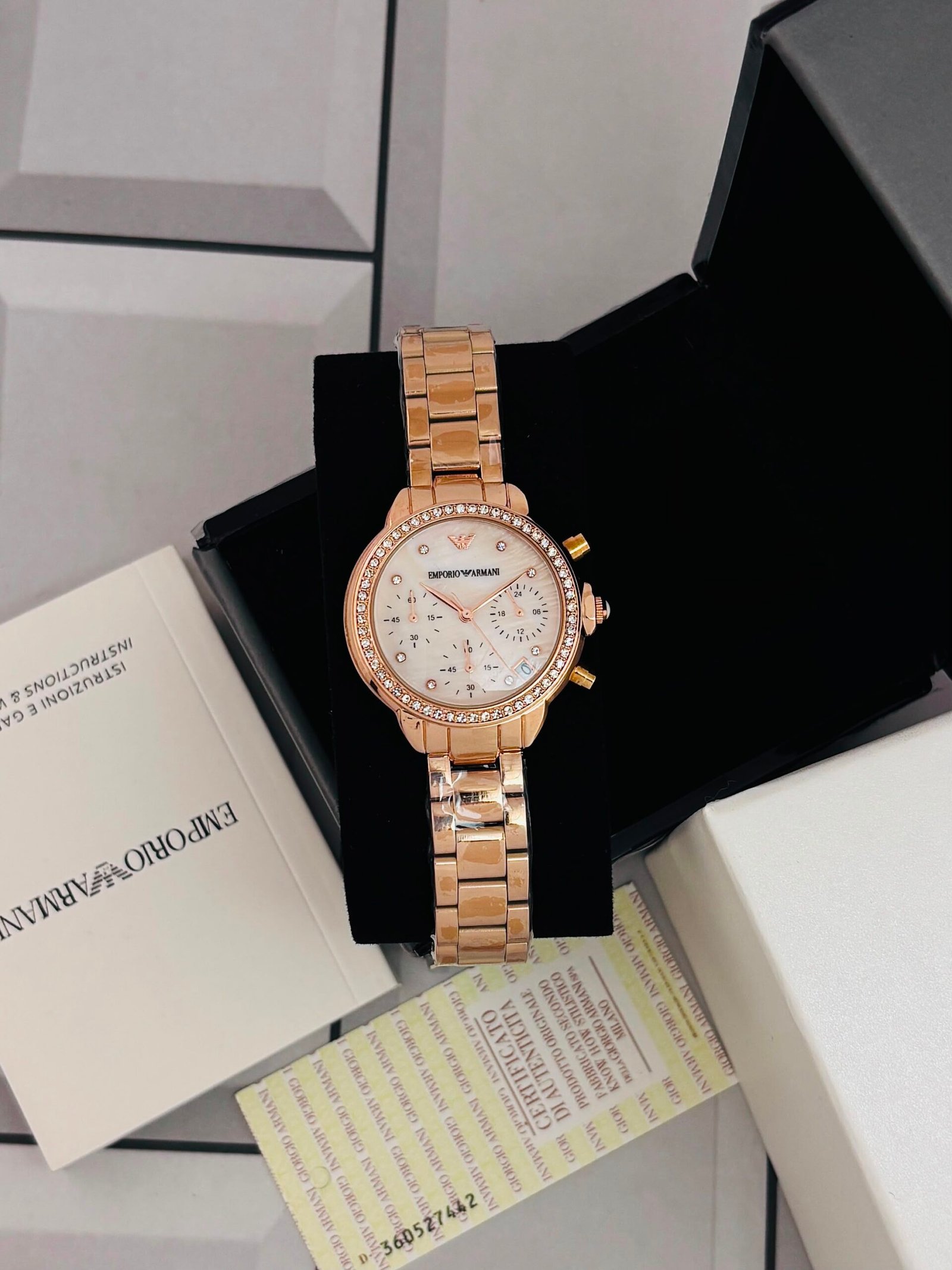 Armani-Inspired Premium Women's Analog Wrist Watch