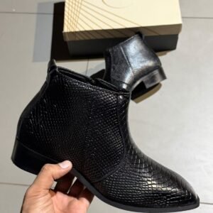 Chelsia Premium Woodsheet Black Belly Boots