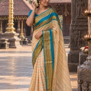 Kanchi Border Mul Cotton Saree