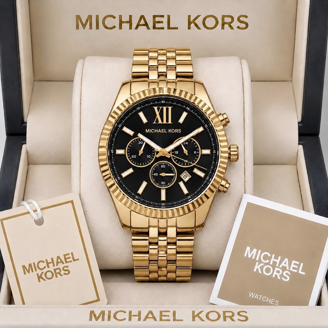 Michael Kors MK8281 Lexington Chronograph Luxury Watch - Image 2